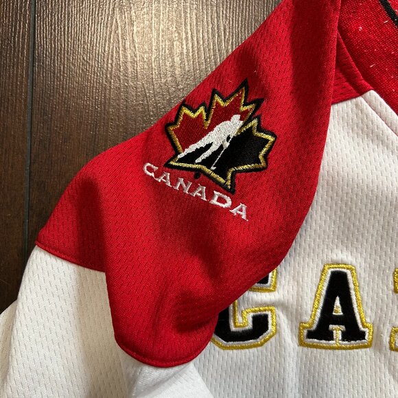 Vintage 90s Nike embroidery Team Canada hockey Jersey-kids - Picture 5 of 8